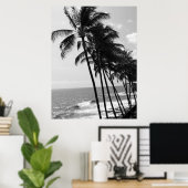 Poster Hawaii Palm Trees (Thuiskantoor)