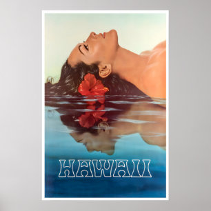 Poster Hawaii Reis Kunst Thuisprint (H1008)