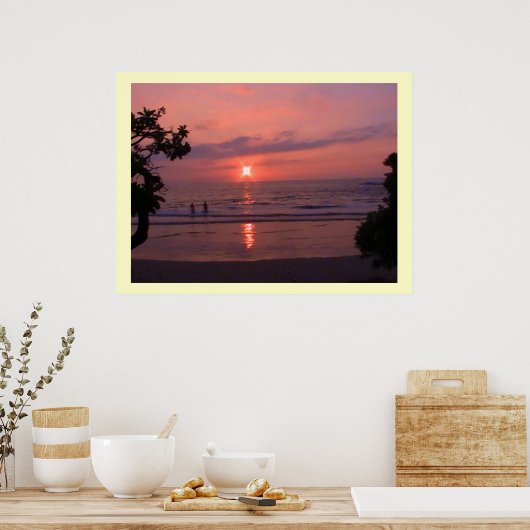Poster Hawaii Sunset (Cuisine)