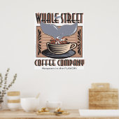 Poster Hawaii Whale Street Coffee Company (Cuisine)