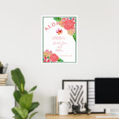 Poster Hawaiian Aloha Mariage Bienvenue 2 (Bureau à domicile)