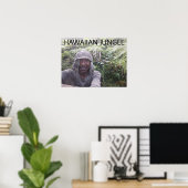POSTER HAWAIIAN JUNGLE (Bureau à domicile)