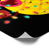 Poster Hawaiian Summer Tropical Xmas Pineapple Christmas  (Coin)