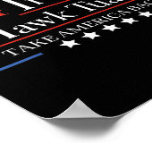 Poster Hawk Tuah Funny Reprendre l'Amérique (Coin)