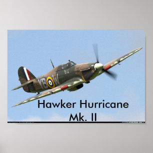 Poster Hawker Hurricane, Hawker Hurricane Mk. II