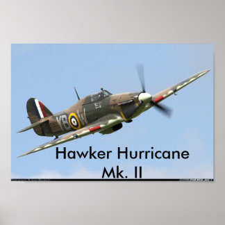 Poster Hawker Hurricane, Hawker Hurricane Mk. II