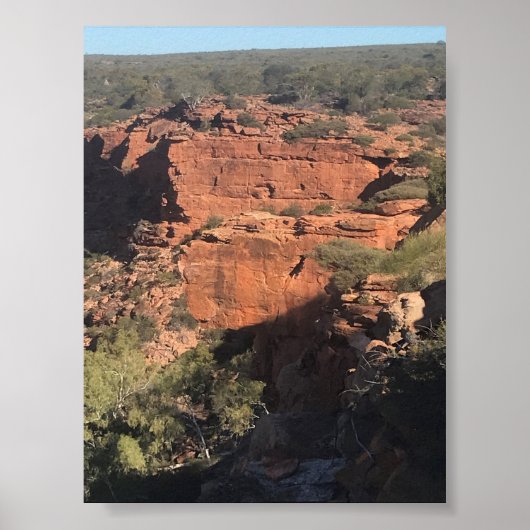 Poster Hawks Head, Kalbarri, Australie occidentale (Devant)