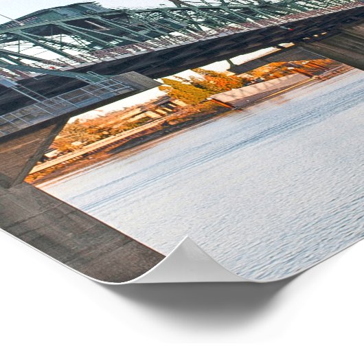 Poster Hawthorne Bridge Portland (Coin)