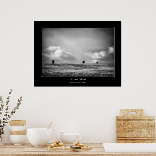 Poster Hay303 Stacks, style galerie d'art (Cuisine)