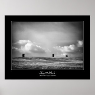 Poster Hay303 Stacks, style galerie d'art