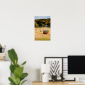 Poster Hay Bales En Automne (Bureau à domicile)