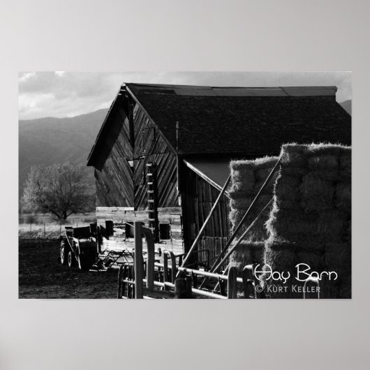 Poster Hay Barn (Devant)