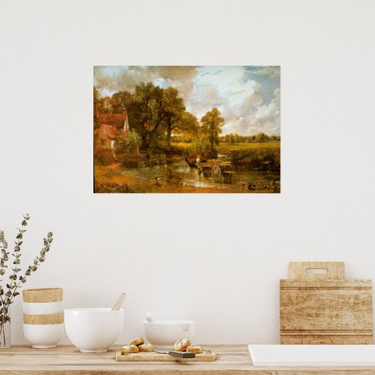Poster Hay Wain par John Constable (Cuisine)