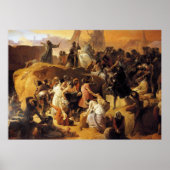 Poster Hayez Fracesco-Crusaders Thirsting near Jerusalem (Devant)