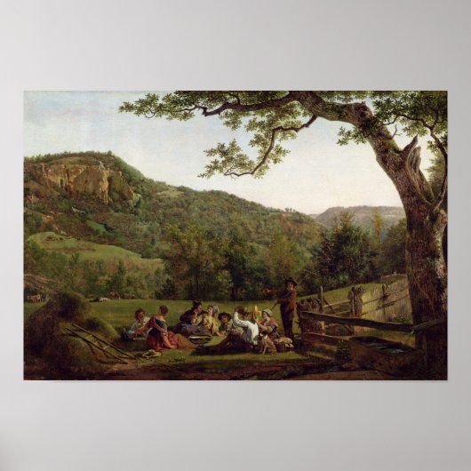 Poster Haymakers Picnick dans un champ (Devant)