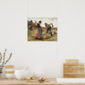 Poster Haymaking, 1880 (Cuisine)