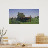 Poster Haymaking, Auvergne (Cuisine)