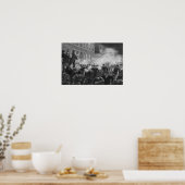 Poster Haymarket Riot Engraving - 1886 (Cuisine)