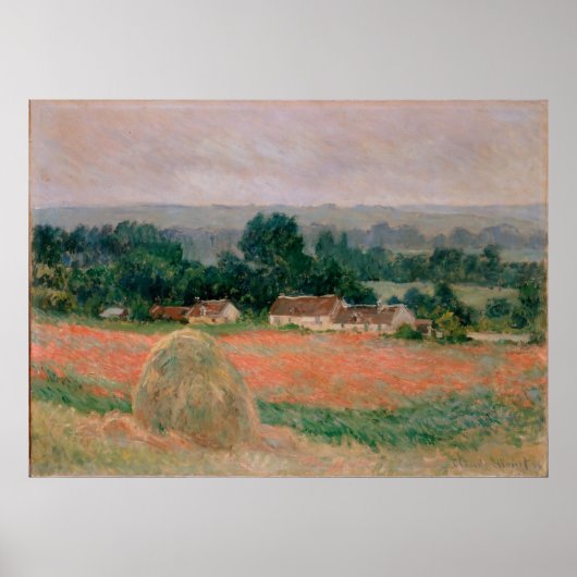Poster Haystack à Giverny (Devant)