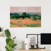 Poster Haystack à Giverny - Claude Monet - 1886 (Bureau à domicile)