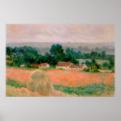Poster Haystack à Giverny - Claude Monet - 1886 (Devant)