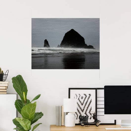 Poster Haystack Rock (Bureau à domicile)