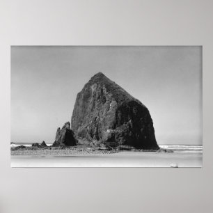 Poster Haystack Rock à Cannon Beach, Oregon Photographie
