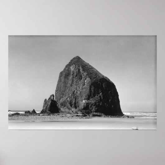Poster Haystack Rock à Cannon Beach, Oregon Photographie (Devant)