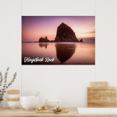 Poster Haystack Rock, Côte De L'Oregon, États-Unis (Cuisine)