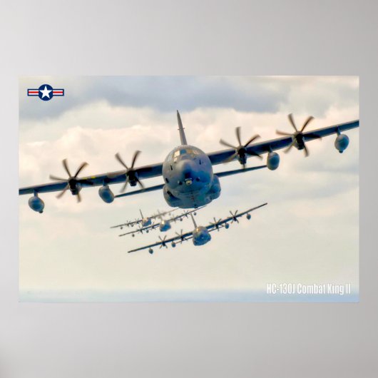 POSTER HC-130J COMBAT KING II (Devant)