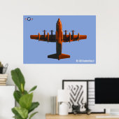 POSTER HC-130J COMBAT KING II (Bureau à domicile)