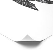 Poster He is Risen Floral Cross Vintage Happy Easter T-Sh (Coin)