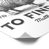 Poster He Left The 99 To Find Me Bible Funny Christian (Coin)