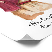 Poster He left the 99 to rescue the 1 (Coin)