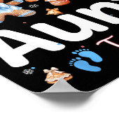 Poster He Or She Aunt To Be Christmas Gingerbread Gender (Coin)