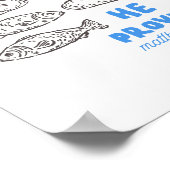 Poster He Provides Bread and Fish Christian Wall Art (Coin)