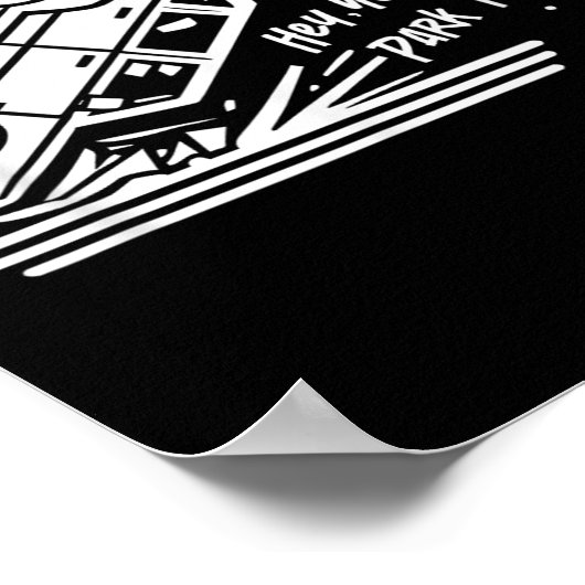 Poster Hé, tu ne peux pas te garer là ! (Coin)