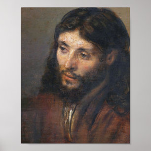 Poster Head Of Christ - Rembrandt_Harmensz