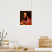 Poster Head of One of the Three Kings, Melchior (Cuisine)