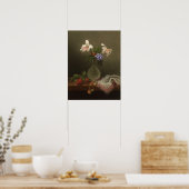 Poster Heade - A Vase Of Corn Lilies And Heliotrope (Cuisine)