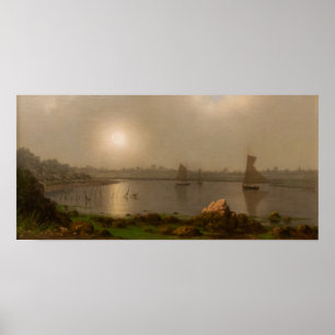 Poster Heade - Bateaux Sur Une Rivière