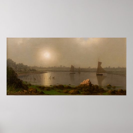 Poster Heade - Bateaux Sur Une Rivière (Devant)