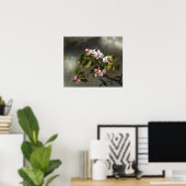 Poster Heade - Colibri et Fleurs de Pommier (Bureau à domicile)