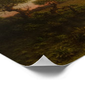 Poster Heade - Coucher De Soleil Sur Les Marais 1867 (Coin)