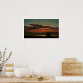 Poster Heade - Coucher De Soleil Sur Les Marais 1890 (Cuisine)