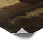 Poster Heade - Coucher de soleil sur les prairies de Newb (Coin)