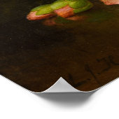 Poster Heade - Fleurs de Lotus (Coin)