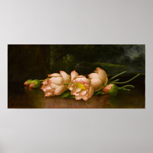 Poster Heade - Fleurs de Lotus (Devant)