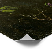 Poster Heade - Fleurs d'orchidée (Coin)