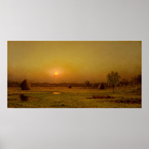 Poster Heade - Marsh Sunset Newburyport